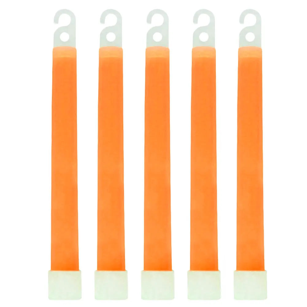 Waterproof Survival Glow Sticks – 5/10PCS  with Hook (Non‑Toxic, 12‑Hour Glow)