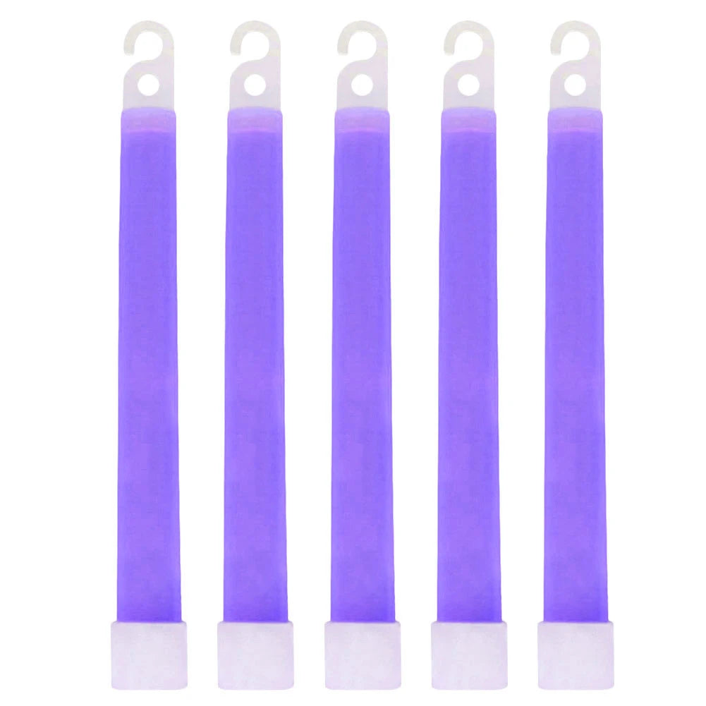 Waterproof Survival Glow Sticks – 5/10PCS  with Hook (Non‑Toxic, 12‑Hour Glow)