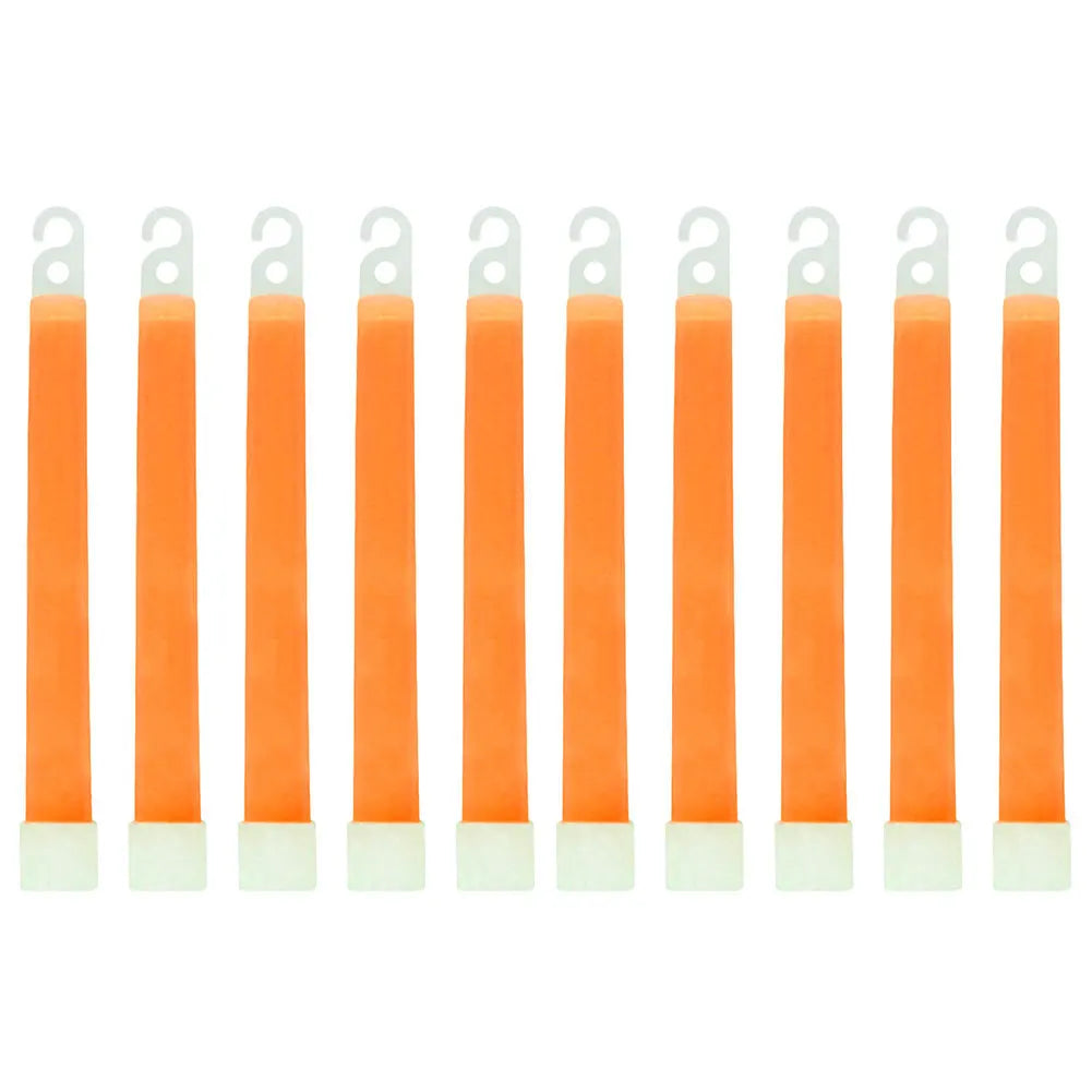 Waterproof Survival Glow Sticks – 5/10PCS  with Hook (Non‑Toxic, 12‑Hour Glow)
