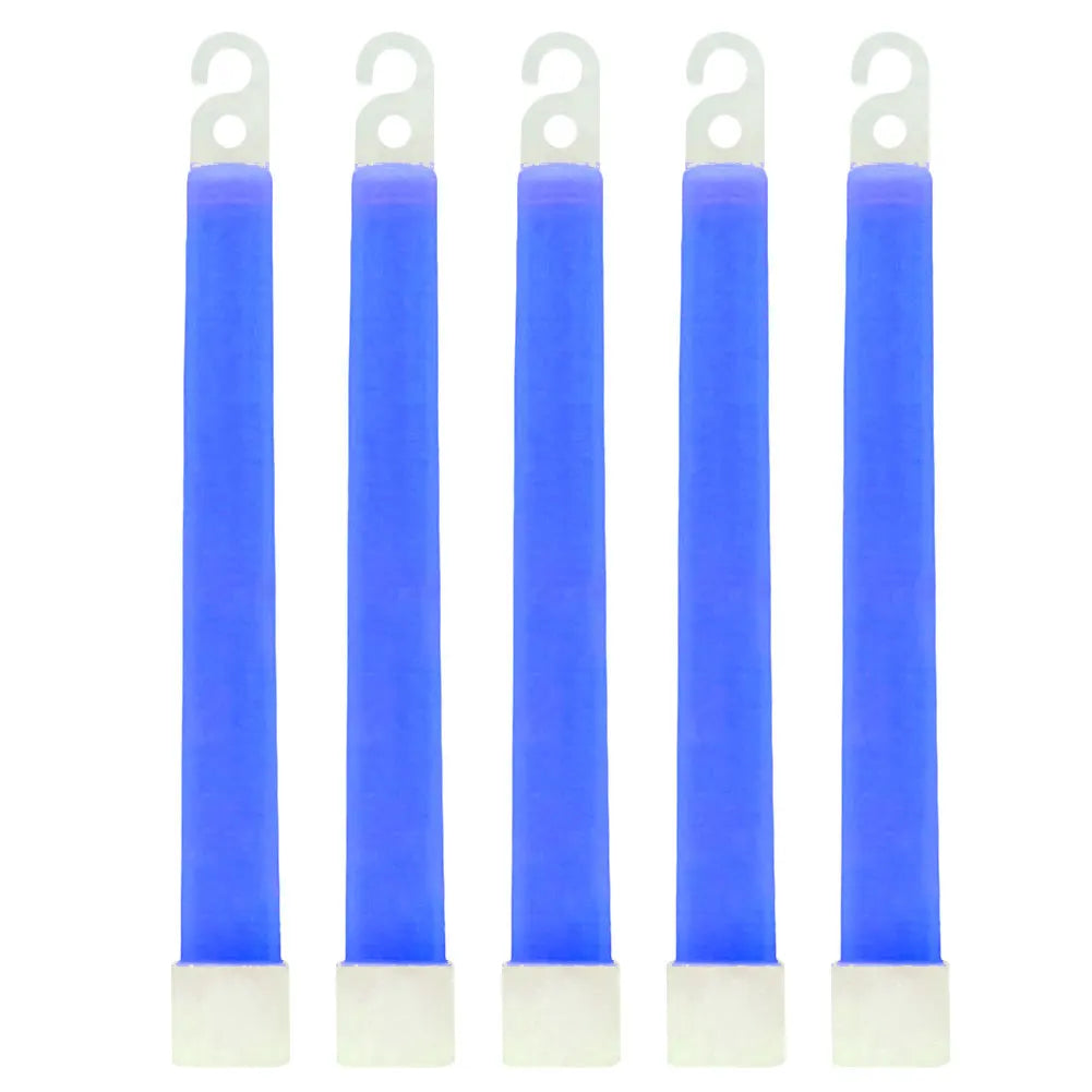 Waterproof Survival Glow Sticks – 5/10PCS  with Hook (Non‑Toxic, 12‑Hour Glow)