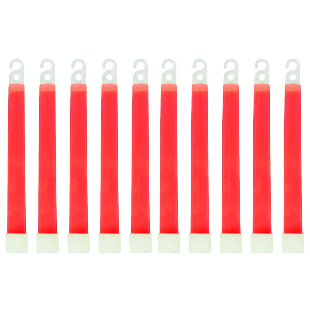 Waterproof Survival Glow Sticks – 5/10PCS  with Hook (Non‑Toxic, 12‑Hour Glow)
