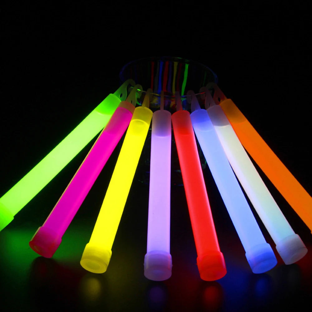 Waterproof Survival Glow Sticks – 5/10PCS  with Hook (Non‑Toxic, 12‑Hour Glow)