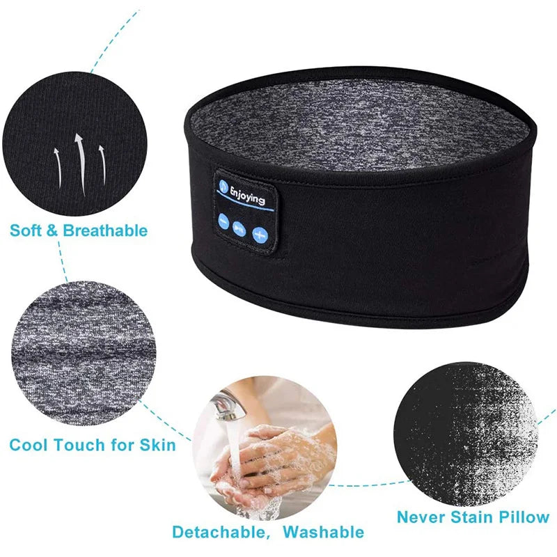NNEOBA Wireless Bluetooth Sleep Headband Music Headset