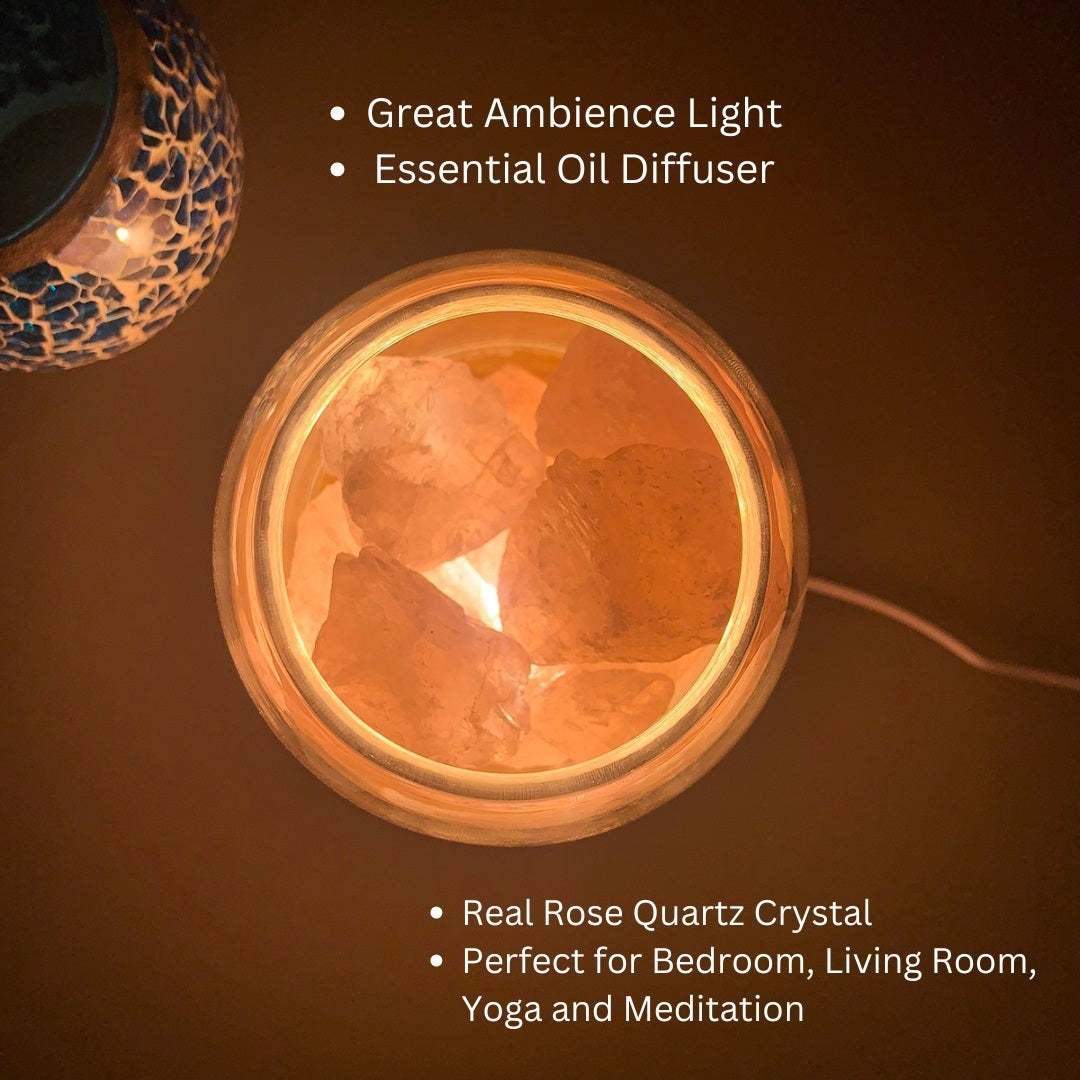 NNEDSZ Crystal Diffuser - Rose Quartz